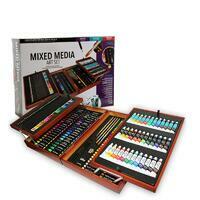 Без бренда «Художественный набор (174 предмета) в деревянном чемоданчике» в Якутске в интернет-магазине Без бренда «Художественный набор (174 предмета) в деревянном чемоданчике» в Якутске