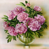 Без бренда «Пионы в круглой прозрачной вазе» в Якутске