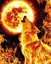 Без бренда «Огненный волк воет на луну (20шт)» в Якутске