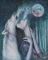 Без бренда «Девушка и волк в полнолуние» в Якутске в интернет-магазине Без бренда «Девушка и волк в полнолуние» в Якутске