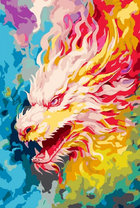 Без бренда «Разноцветный огненный дракон» в Якутске в интернет-магазине  Без бренда «Разноцветный огненный дракон» в Якутске