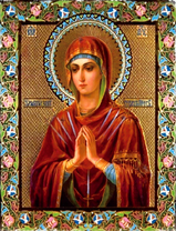 Семистрельная икона Богородицы