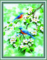 Без бренда «Две птички на цветущей яблоне» в Якутске в интернет-магазине  Без бренда «Две птички на цветущей яблоне» в Якутске