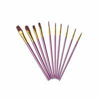 Без бренда «Кисти для рисования набор (10 шт) сиреневые» в Якутске в интернет-магазине Без бренда «Кисти для рисования набор (10 шт) сиреневые» в Якутске