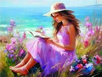 Без бренда «Девочка читает на берегу» в Якутске в интернет-магазине  Без бренда «Девочка читает на берегу» в Якутске